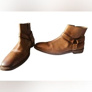 Mens Vintage Foundry Co Wyatt Tan Leather Boots 13